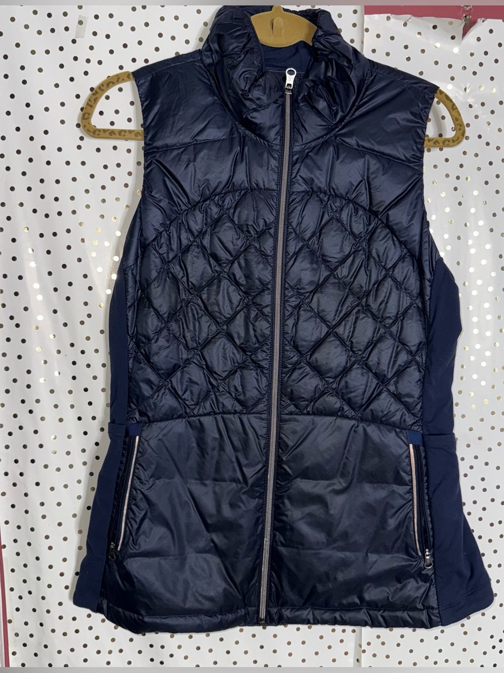 Lululemon Navy Quilted Puffer Vest